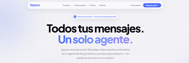 Sayova - Hub de comunicaciones inteligente